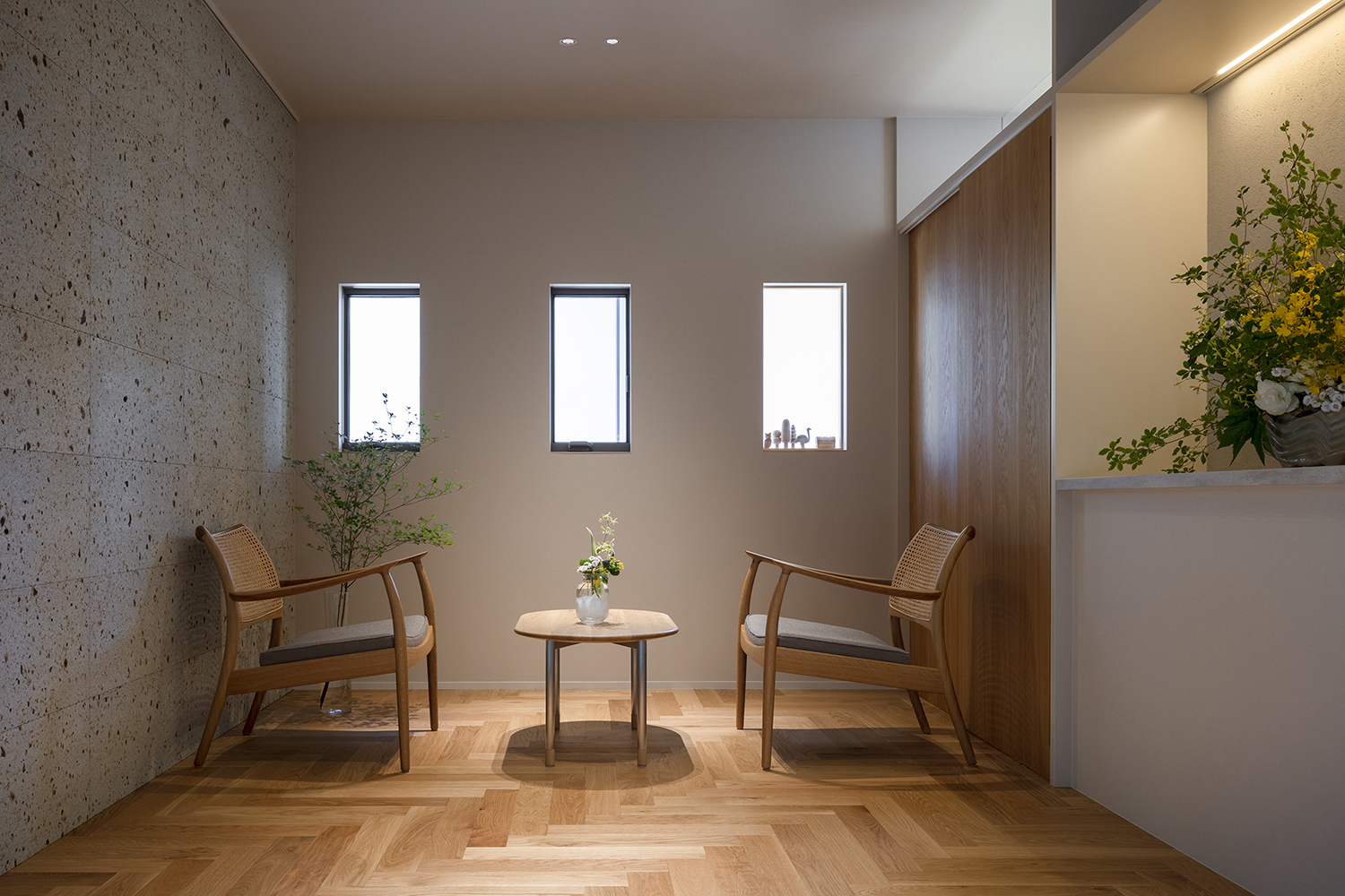 カーテンレスで暮らす家_応接室 | 横浜 建築設計事務所 建築家|